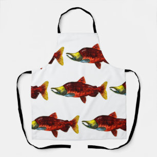Tablier Saumon Apron   Poisson