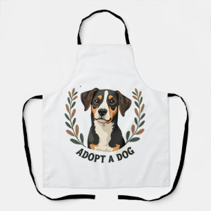 Tablier Sauver une vie Adopter un chien Illustration de ch
