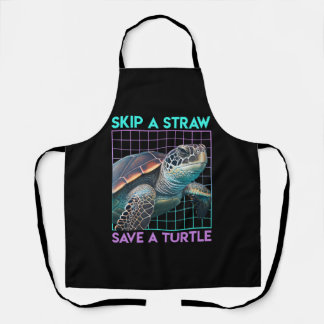 Tablier Sauvez les tortues Sauvez les soins De l'environne