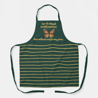 Tablier Save the Monarch butterfly
