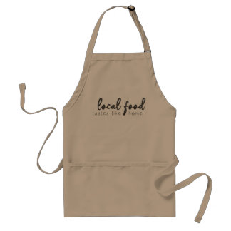 Tablier Saveurs locales Comme Accueil Script Apron