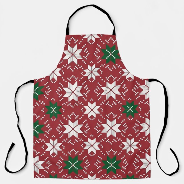Tablier Scandinavian Fair Isle Christmas Edition 1 (Recto)