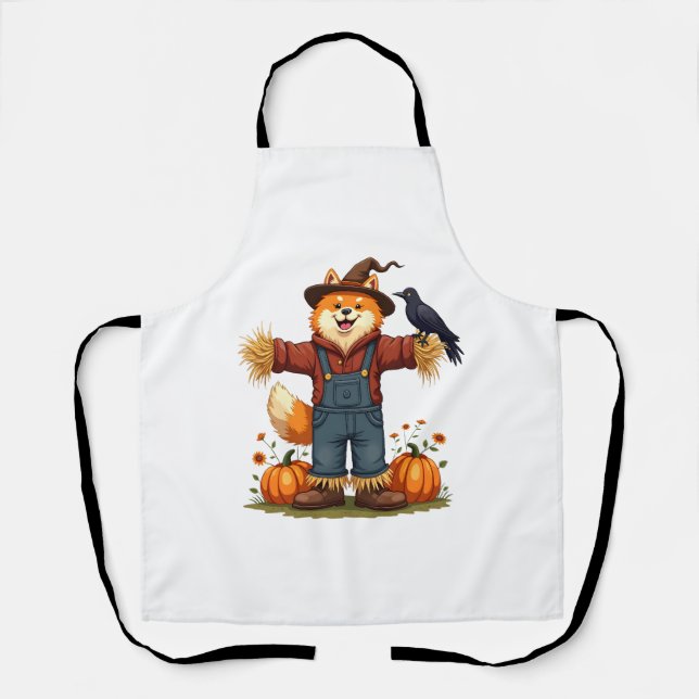 Tablier Scarecrow Samoyé Dog (Recto)