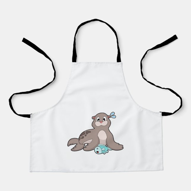 Tablier Sceau avec poisson (Recto)