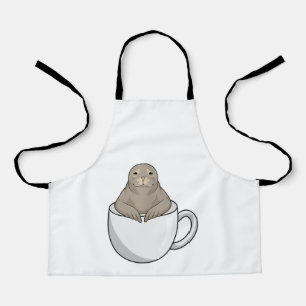 Tablier Sceau avec tasse de café