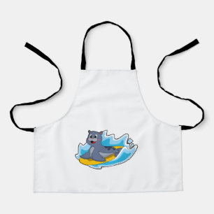 Tablier Sceau comme surfeur avec Surfboard