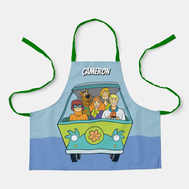 Tablier Scooby-Doo & Gang Mystery Machine (Recto)