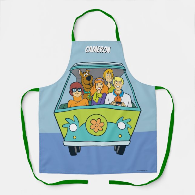Tablier Scooby-Doo & Gang Mystery Machine (Recto)