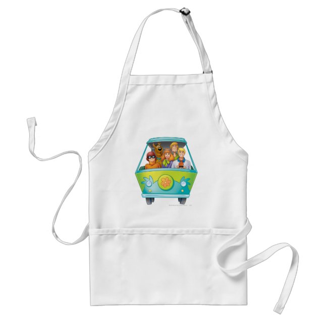 Tablier Scooby-Doo & Gang Mystery Machine Airbrush (Devant)