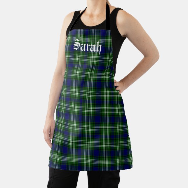 Tablier Scotland Tweedside District Tartan Personnalisé (Insitu)