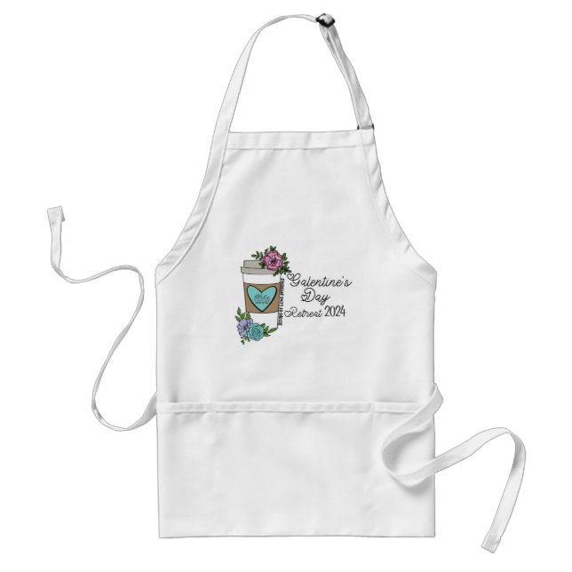 Tablier Scraps of Love Galentine's Retreat 2024 Apron (Devant)