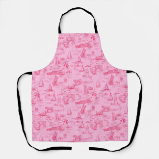 Tablier Sea Dog Toile Pink 