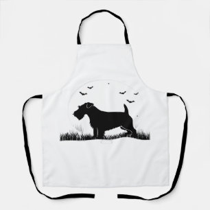 Tablier Sealyham Terrier Chien � Halloween Lune Silhouette