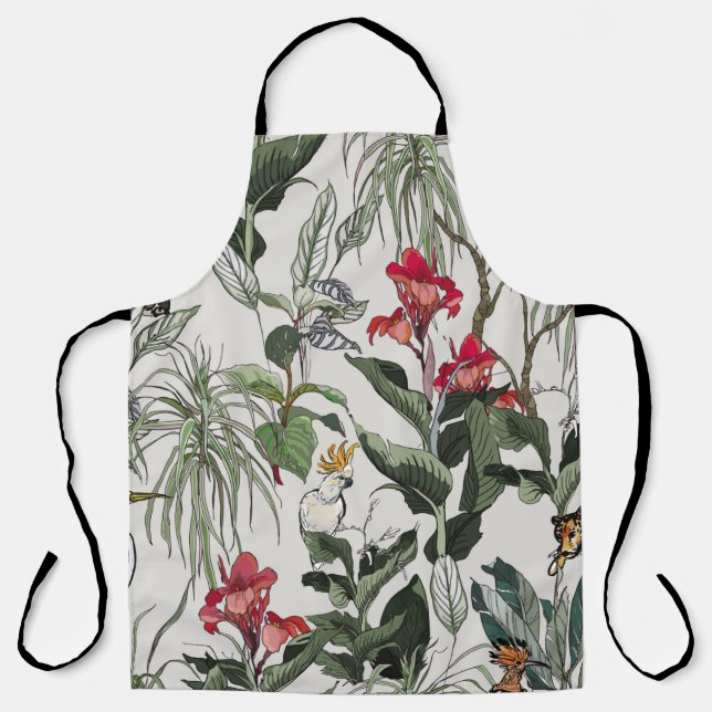 Tablier Seamless Pattern Hand Drawn Botanical Illustration (Recto)