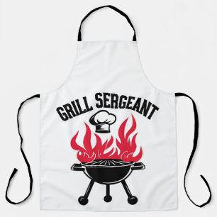 Tablier Sergent Grill BBQ Papa Funny Party