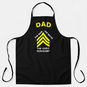Tablier Sergent Grill, Papa Personnalisé #Patrisdaycadeau