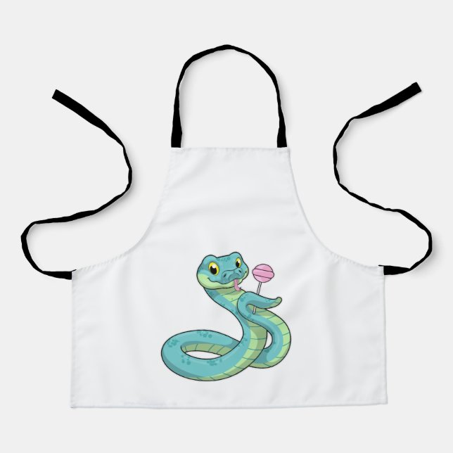 Tablier Serpent avec Lollipop (Recto)