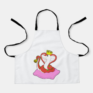 Tablier Serpent comme roi avec Couronne