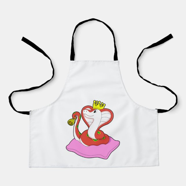 Tablier Serpent comme roi avec Couronne (Recto)