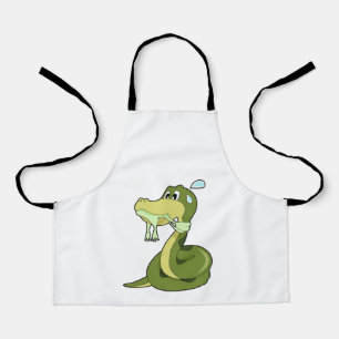 Tablier Serpent drôle