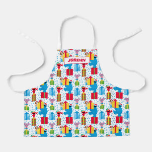 Tablier Sesame Street Noël Présente Motif