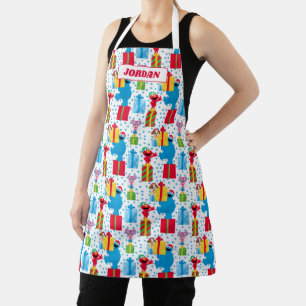 Tablier Sesame Street Noël Présente Motif