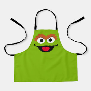 Tablier Sesame Street Oscar the Grouch Face