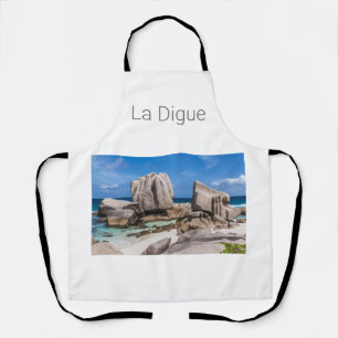 Tablier Seychelles La Digue Anse Marron Beach Vintage