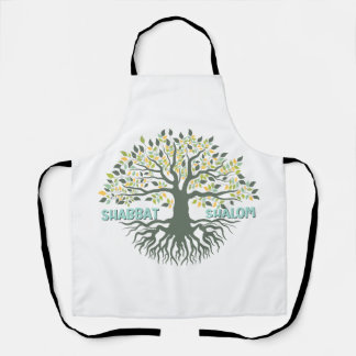 Tablier Shabbat Shalom Tree of Life Ez Hachaim Challah