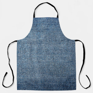 Tablier Shabby denim texture for background. Blue jeans
