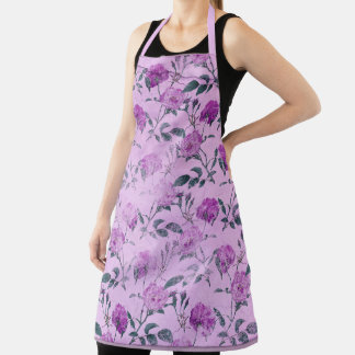 Tablier Shabby Floral Purple Series Design 2