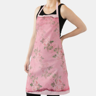 Tablier Shabby Floral Rose Series Design 9