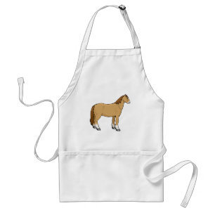 Tablier Shaggy Chestnut Horse Equine Thème