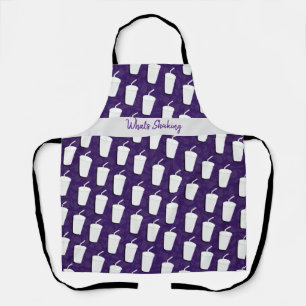 Tablier Shakes To Go Fun Boire Art Motif