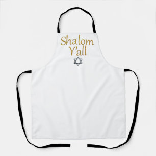 Tablier Shalom Y'all - Cadeaux de vacances juifs