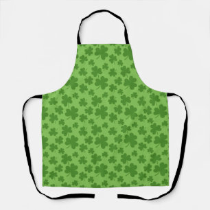 Tablier Shamrock de la Saint Patrick Motif Clover
