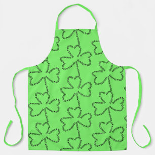 Tablier Shamrock de texte Bagpipes