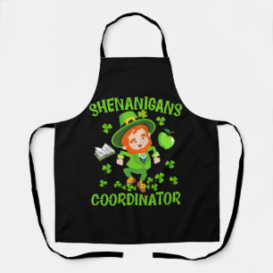 Tablier Shenanigans Coordonnateur Funny Enseignant St Patr