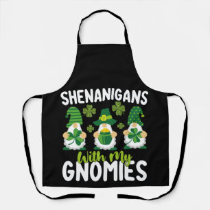 Tablier Shenanigans with My Gnome Gnome St Patrick's Day