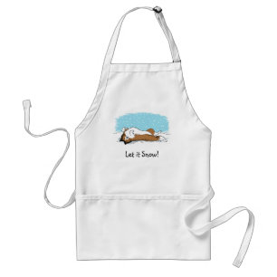 Tablier Shetland Sheepdog Laissez-le neiger Sheltie Holi