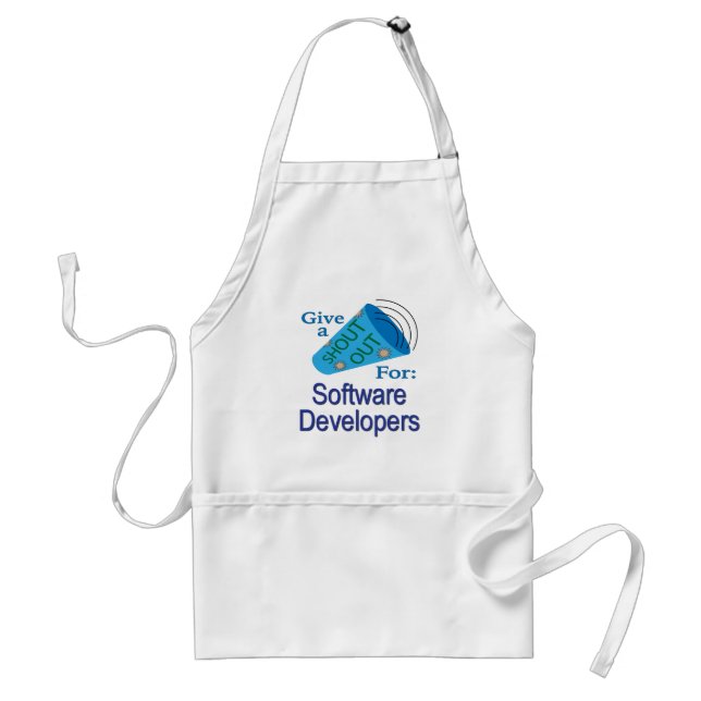 Tablier Shout Out pour les développeurs de logiciels (Devant)