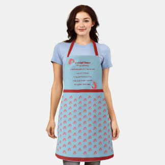 Tablier Shrimp Cocktail Recipe All-Over Print Apron