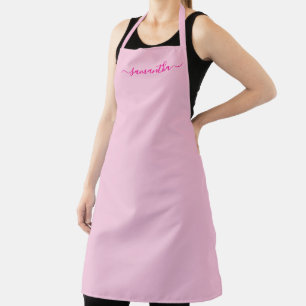 Tablier Signature girly rose vif