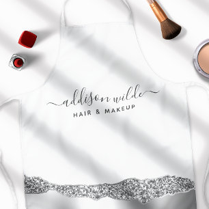 Tablier Silver Parties scintillant Diamonds Glam Business