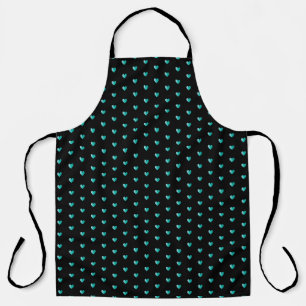 Tablier Simple Motif de coeur minuscule - Fille noire et T