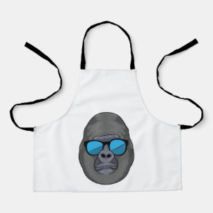 Tablier Singe avec lunettes de soleil