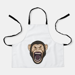 Tablier Singe avec poils noirs