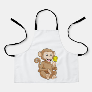 Tablier Singe avec Popsicle