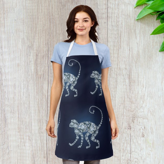 Tablier Singe diamant (Créateur téléchargé)