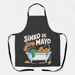 Tablier Sinko de Mayo Cinco De Mayo Cactus Drôle